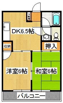 パールハイム市川の間取り写真