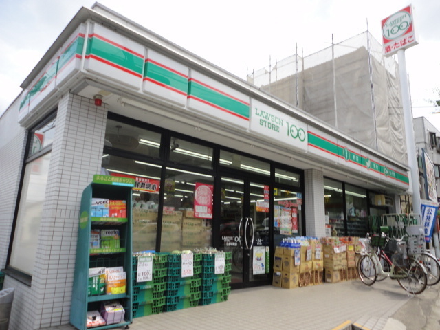 コンビニ　ローソンストア100日野本町店（コンビニ）まで68m