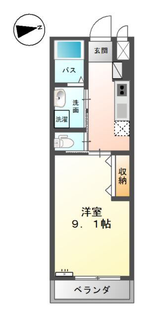 パークサイド駅南の間取り写真