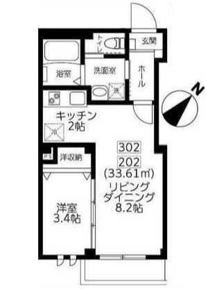 ＪＲ山手線 西日暮里駅 徒歩5分 3階建 築4年の間取り写真