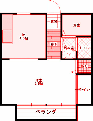 クレセントYの間取り写真