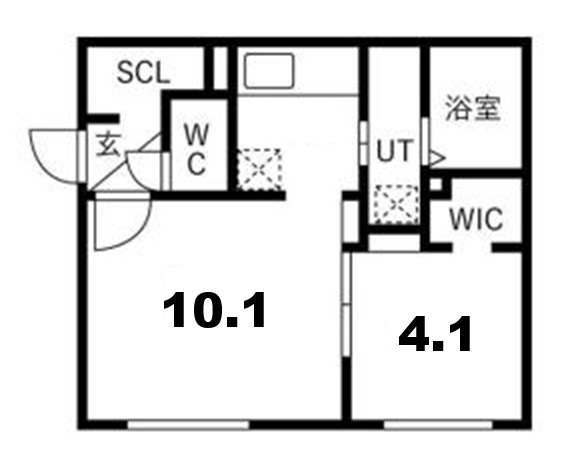 Noble Vista 南郷の間取り写真