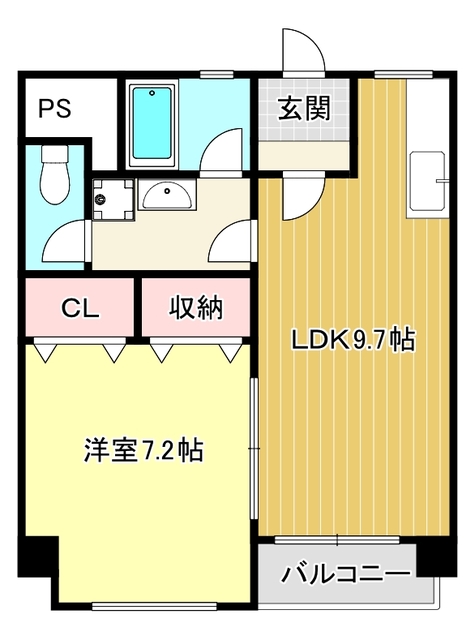 原田マンションの間取り写真