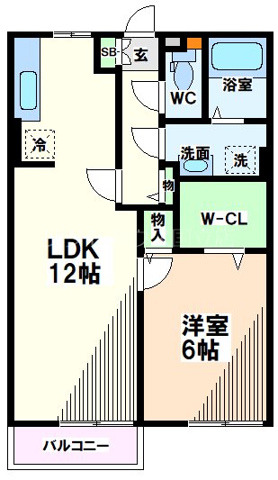 多摩都市モノレール 泉体育館駅 徒歩9分 2階建 築25年の間取り写真