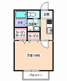 クレールの間取り写真
