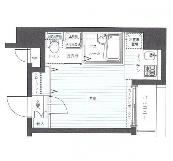 アランシア方南町の間取り写真