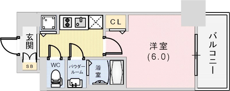 ファステート神戸アモーレの間取り写真
