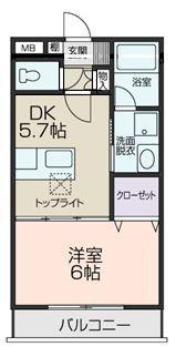 都営新宿線 一之江駅 徒歩7分 2階建 築19年の間取り写真