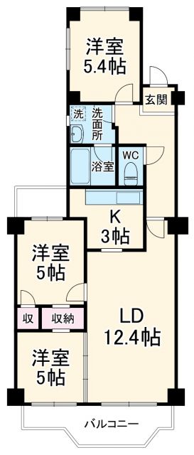 ヒルトップ宮崎台の間取り写真