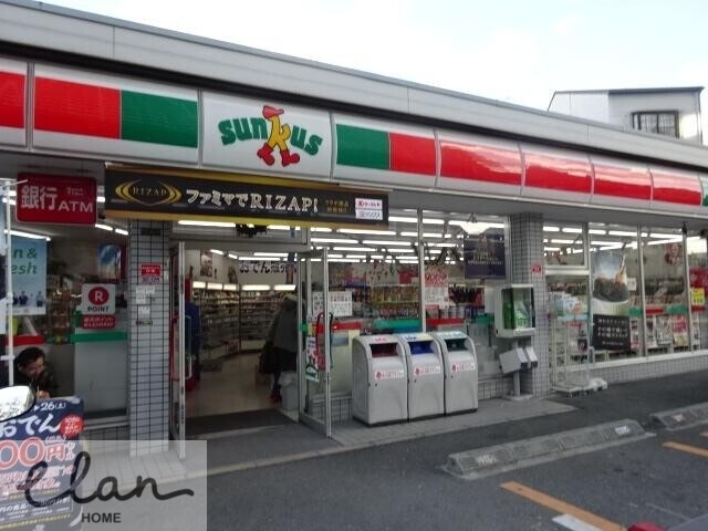 コンビニ　サンクス新今里３丁目店（コンビニ）まで1128m