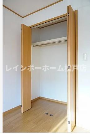 収納　たっぷりとした収納スペースです