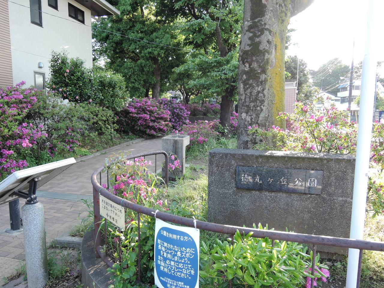 【ルーブル東武練馬弐番館の公園】