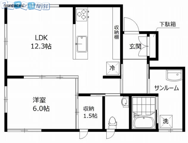 CASA南浜の間取り