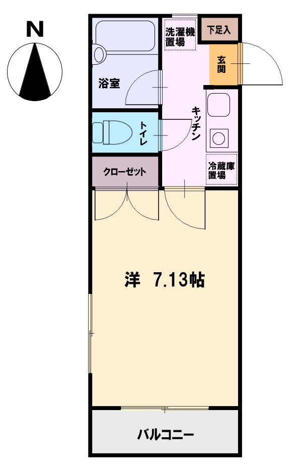 カサレリア湘南の間取り