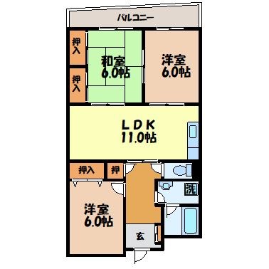 エクセレンス下屋敷II（葉山1丁目）の間取り