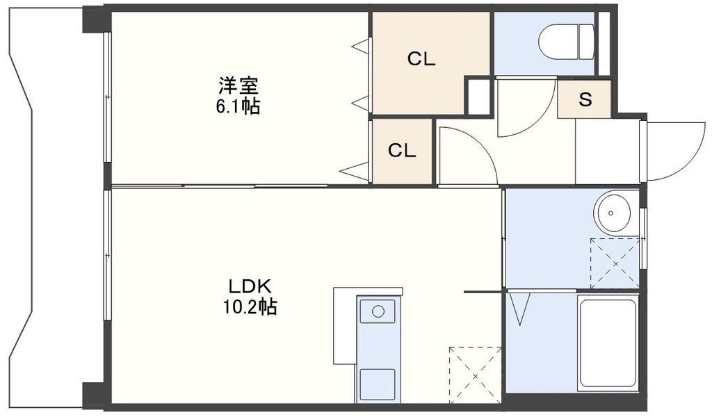 【サムティ長崎時津IIの間取り】