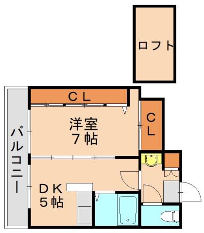 スペースワールド南ビルの間取り