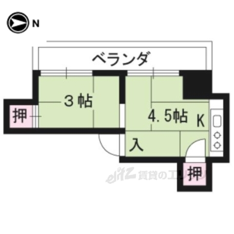 牧定荘の間取り