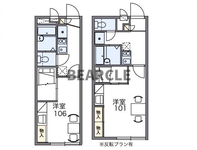 レオパレス洛南の間取り