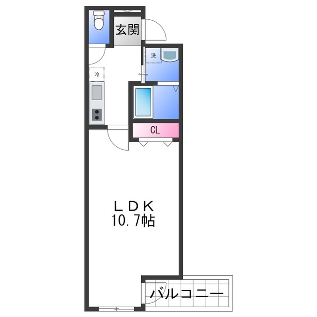 【フジパレス西取石III番館の間取り】