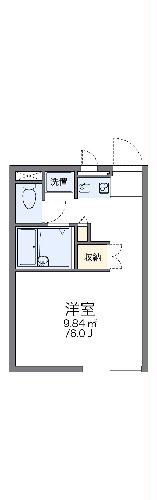 レオパレス友呂岐の間取り