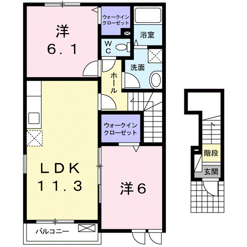 アクティブ　IIの間取り