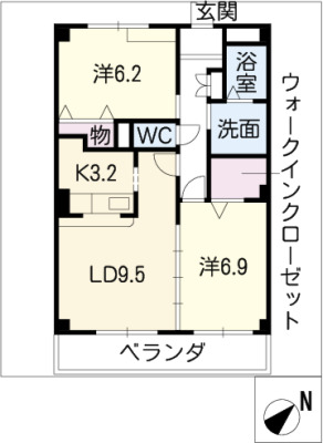 グランソレイユ水広の間取り