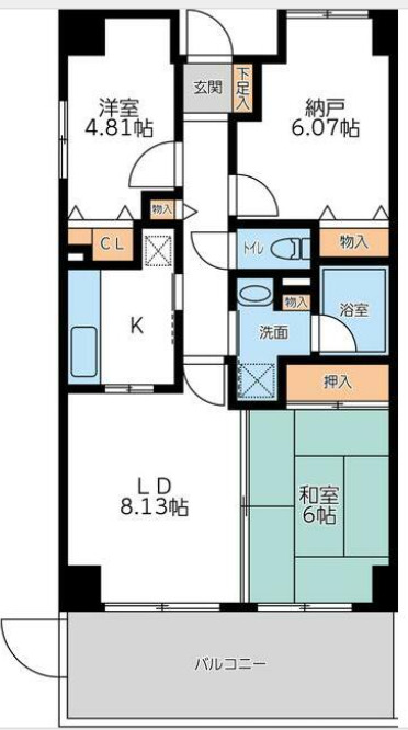 アーバンパーク市ヶ尾の間取り