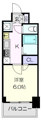 【プレサンス名古屋STATIONアブソリュートの間取り】