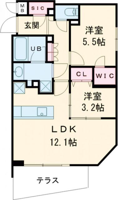 ルネサンスコート学芸大学の間取り