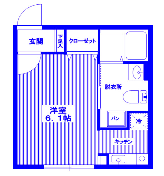 さいたま市大宮区宮町のマンションの間取り