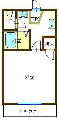 ピースフルハイツの間取り