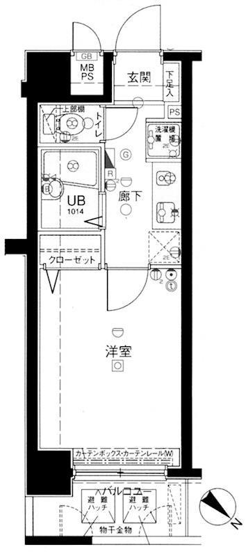 メインステージ巣鴨の間取り