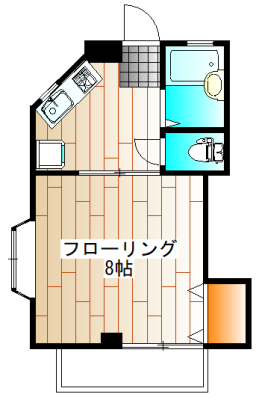 コーポラス中野の間取り