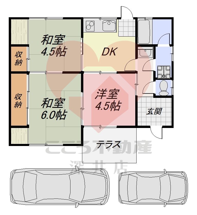 茨木市橋の内1丁目戸建の間取り