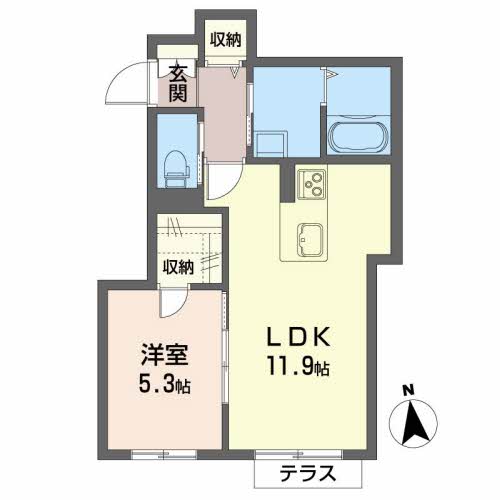 ココシャルマンBの間取り