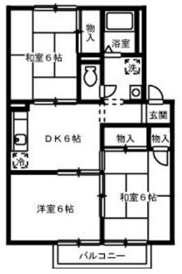 グリーンパーク佐伯の間取り