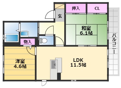 ストーリアCの間取り