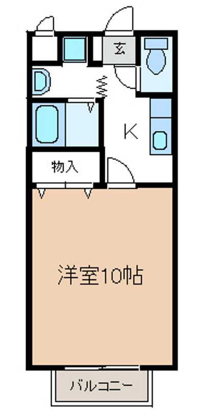 アムール西岡崎の間取り