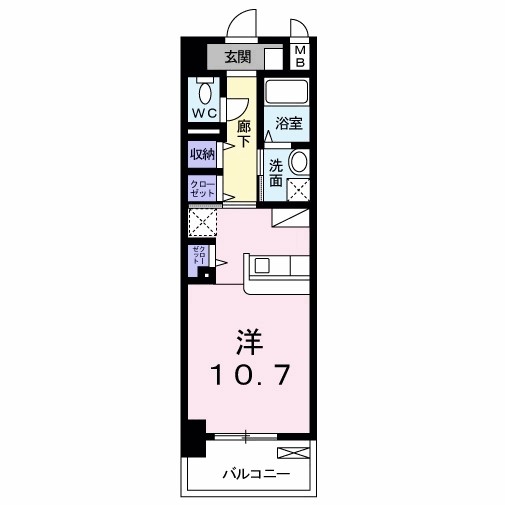 エヴァーグリーンＯの間取り