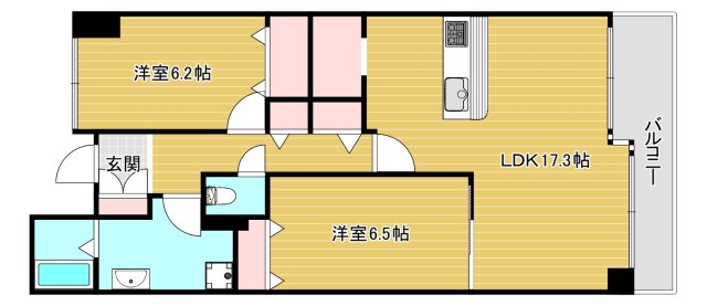 グランソレイユ日本橋の間取り