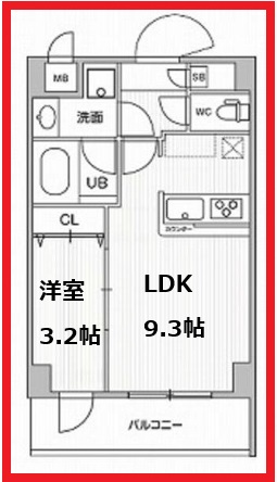 ドゥーエ曳舟の間取り