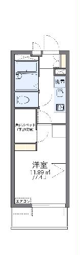 レオパレスゆきIIの間取り