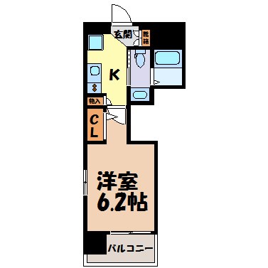 エステムコート名古屋泉プラチナムゲートの間取り