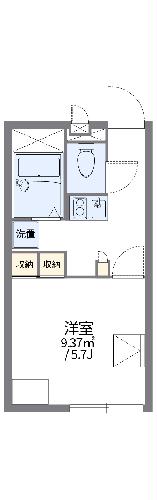 レオパレスダースの間取り