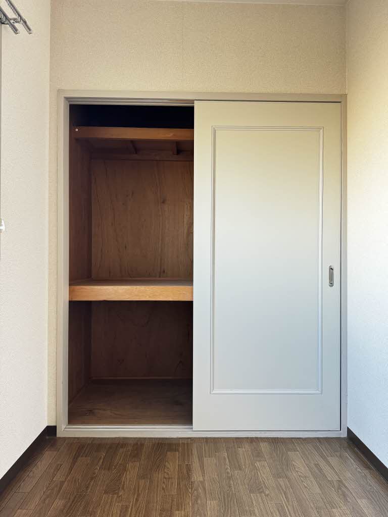 収納　たっぷりとした収納スペースです