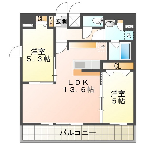 Ｓ‐ＲＥＳＩＤＥＮＣＥ四日市安島ａｌｏｇｇｉｏの間取り