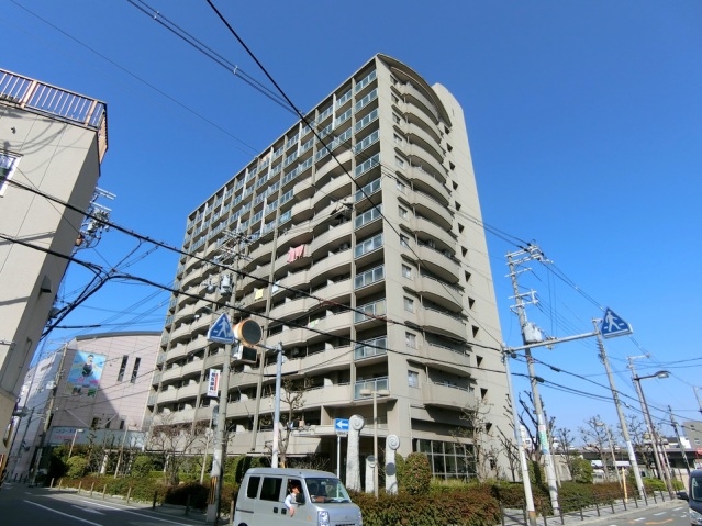 平野北日興マンションの建物外観