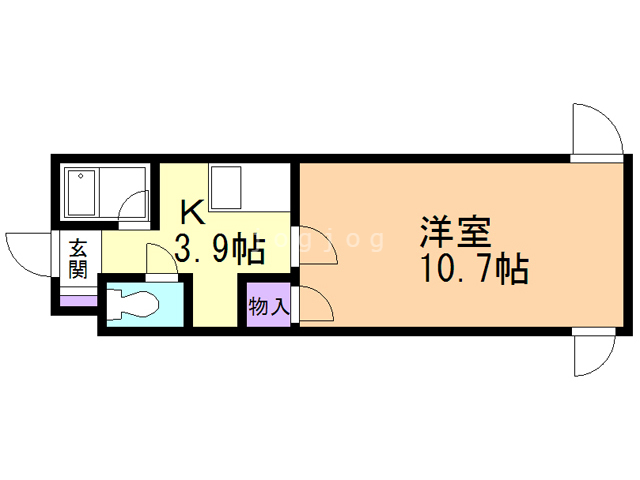 サクシーズ北野の間取り