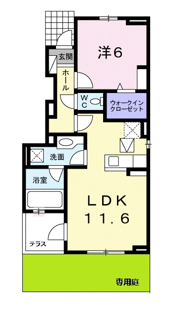 ヴェールの間取り